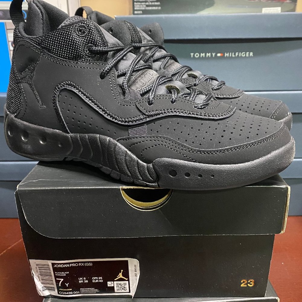 Nike Mens Black Jordan Pro Rx CQ9439 001 Lace Up Basketball Shoes Size US 7